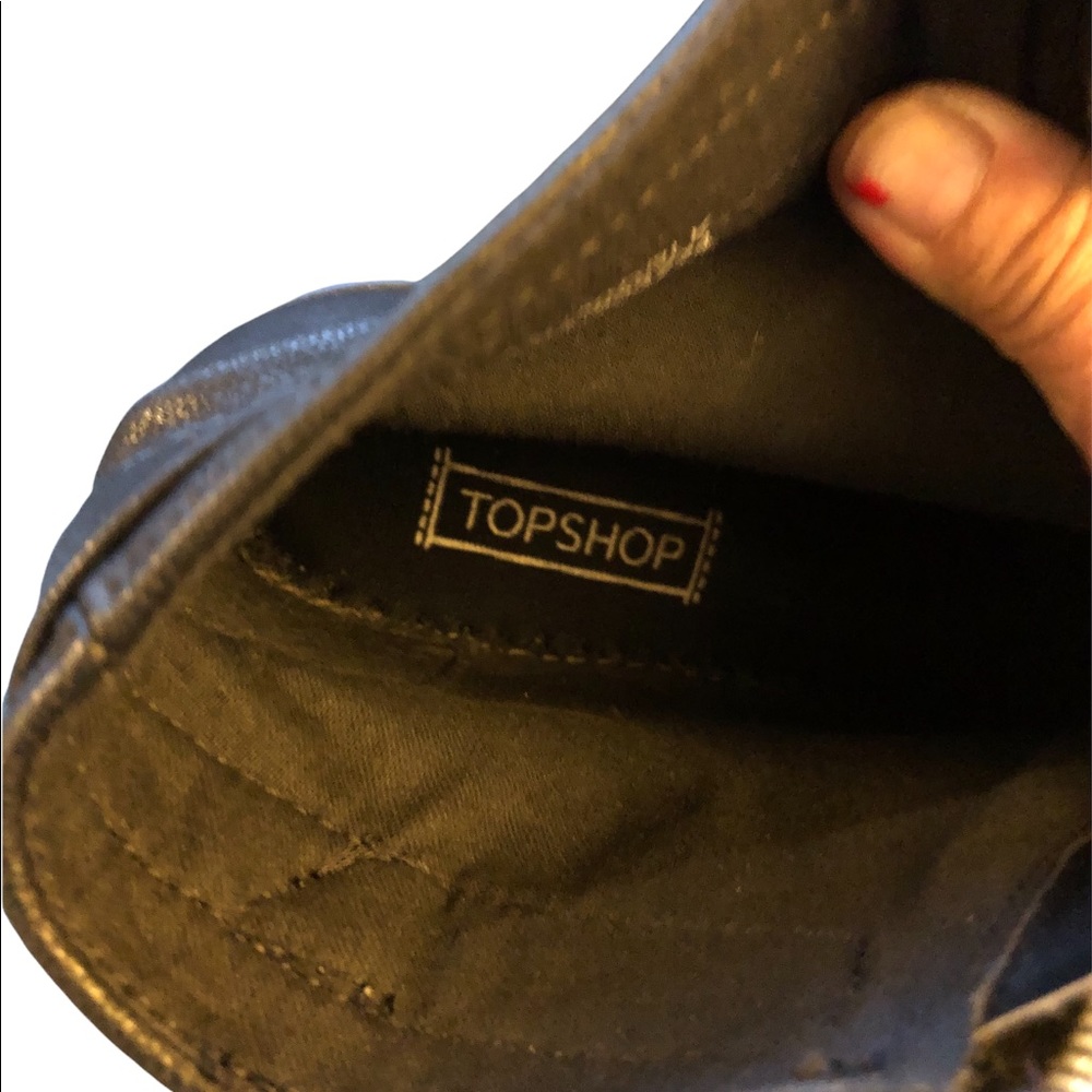 NIB Topshop Zipper High Platform Shoes - Picture 8 of 10